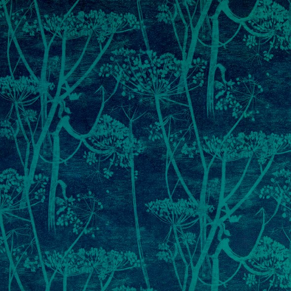 Cole & Son Cow Parsley, Petrol & Ink