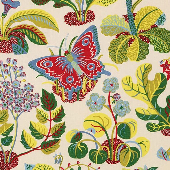Josef Frank Exotic Butterfly, Multi