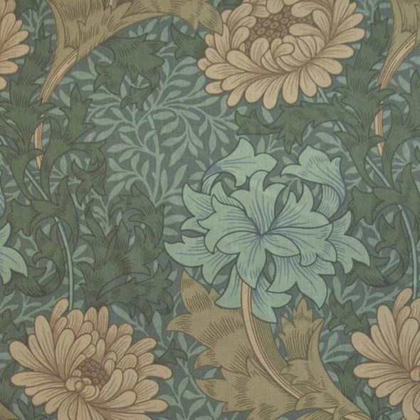 William Morris & co Chrysanthemum Tyg