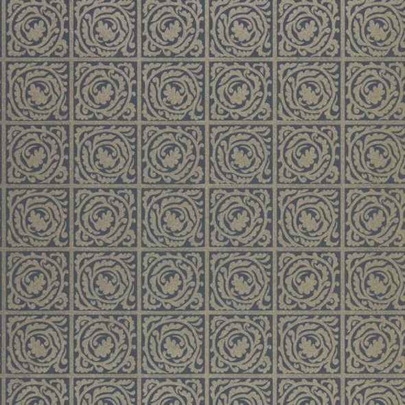 William Morris & Co Pure Scroll Black Ink Tapet