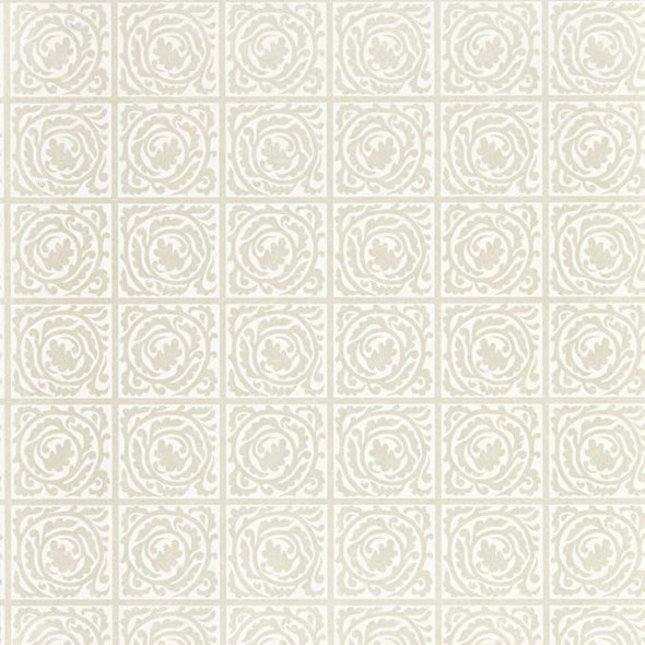 William Morris & Co Pure Scroll White Clover Tapet