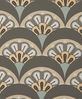 Liberty Deco Scallop, Pewter Tapet