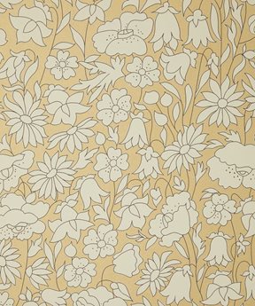 Liberty Poppy Meadow, Pewter Gold Tapet