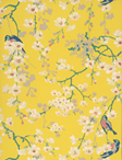 Little Greene Massingberd Blossom, Yellow Tapet
