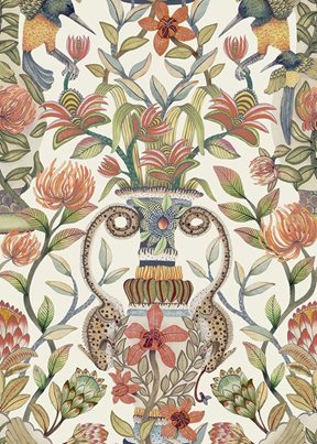 Cole & Son Protea Garden Silk Tapet