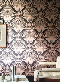 Farrow & Ball The Lotus Papers (Copper) Tapet