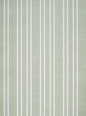 Helene Blanche Needlepoint Stripe, Green Earth Tapet