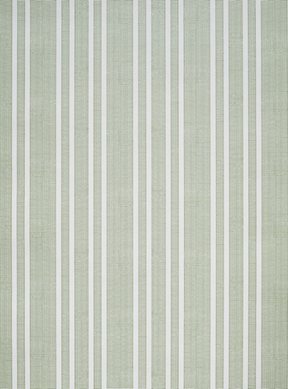 Helene Blanche Needlepoint Stripe, Green Earth