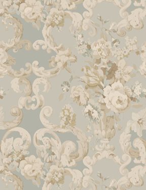 Mulberry Floral Rococo