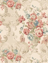 Mulberry Floral Rococo