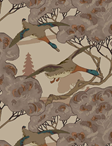 Mulberry Grand Flying Ducks Tapet