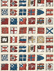 Mulberry Naval Ensigns Tapet