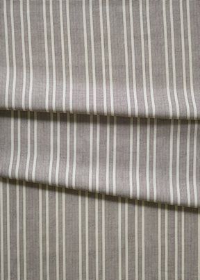 Helene Blanche Needlepoint Stripe, Charcoal Tyg