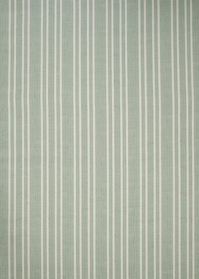 Helene Blanche Needlepoint Stripe, Green Earth Tyg