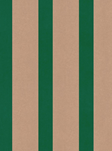Hamilton Weston Brown Paper Stripe, Grön Tapet
