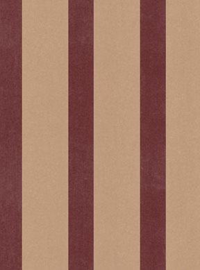 Hamilton Weston Brown Paper Stripe, Burgundy Tapet