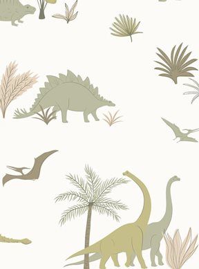 Hibou Home Dinosaurs Tapet
