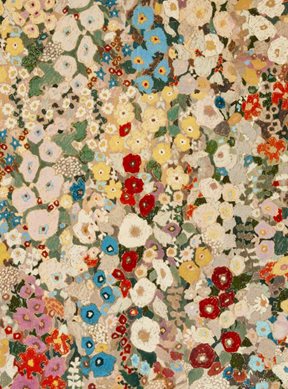 House of Hackney Hollyhocks Velvet, Autumn