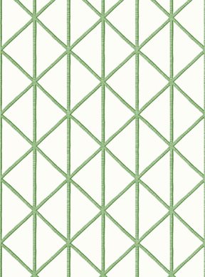Thibaut Box Kite, Emerald Green Tapet