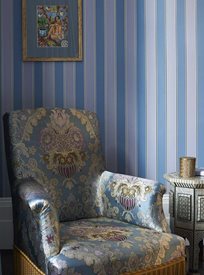House of Hackney Orsman Stripe Amethyst/Celadon Tapet