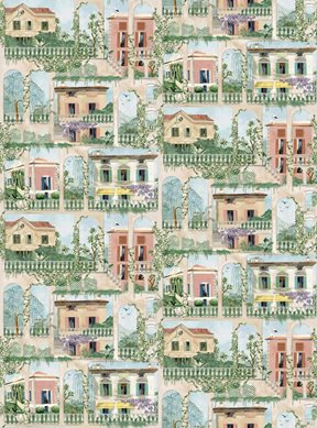 Osborne & Little Villa Como, Terracotta Tapet