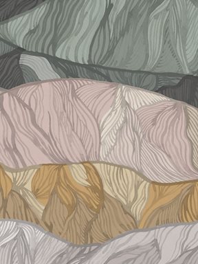 Boråstapeter Coloured Mountain Tapet