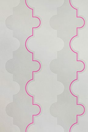 Barneby Gates Jigsaw Pink Tapet