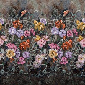 Designers Guild Tapestry Flower, Damson Tapet