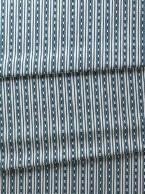 Helene Blanche Eivor's Stripe Linen, Indigo Tyg