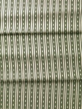 Helene Blanche Eivor's Stripe Linen, Moss Tyg