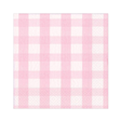 Övriga designers Gingham, pink Servett