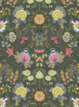 Designers Guild Brocart Décoratif Velours, Olive Tyg