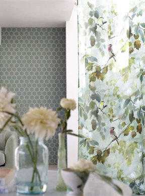 Designers Guild Maple Tree, Celadon Tyg