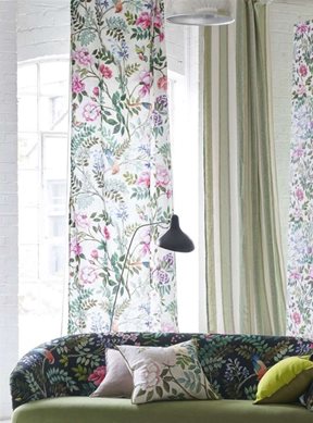 Designers Guild Porcelaine de Chine, Fuchsia Tyg