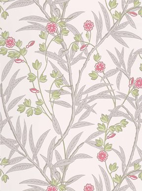 Little Greene Bamboo Floral, Leather Tapet