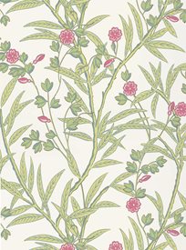 Little Greene Bamboo Floral, Mischief Tapet