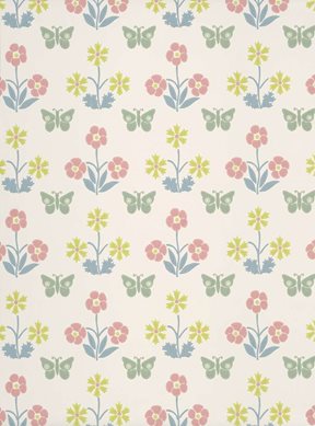 Little Greene Burges Butterfly, Slaked Lime Tapet