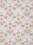 Little Greene Burges Butterfly, French Grey Tapet