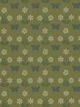 Little Greene Burges Butterfly, Garden Tapet