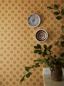 Little Greene Ditsy Block, Bombolone Tapet