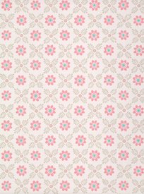 Little Greene Ditsy Block, Carmine Tapet