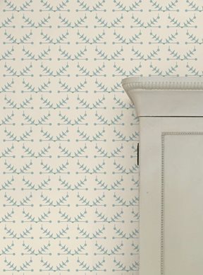 Ottoline Atomic Trellis, Light Blue Tapet