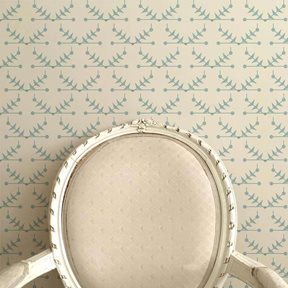 Ottoline Atomic Trellis, Light Blue Tapet