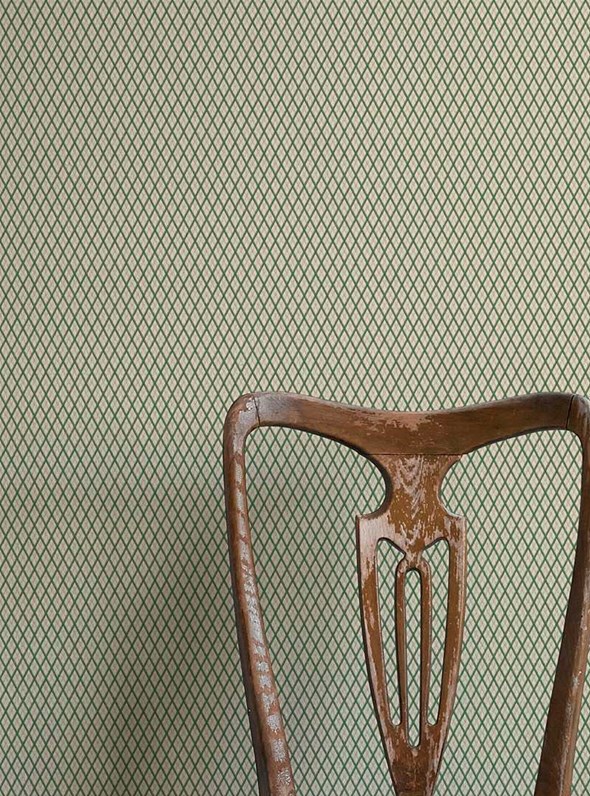 Ottoline Little Lattice, Green Tapet