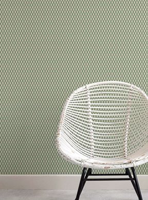 Ottoline Little Lattice, Green Tapet