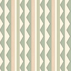 Ottoline Bloomsbury Stripes, Soft Sage Green Tapet