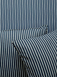 Helene Blanche Painted stripe, Indigo Tyg