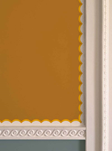 Ottoline Scalloped Border, Yellow Bård