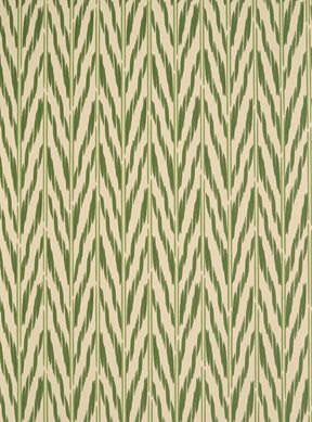 Helene Blanche Painted Ikat, Green Earth Tapet