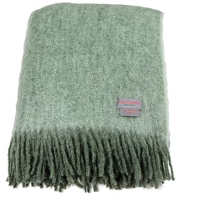 Stackelbergs Mohairpläd, Moss & Green Pläd